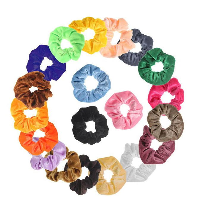 Premium Velvet Elastic Hair Scrunchies by DailySale