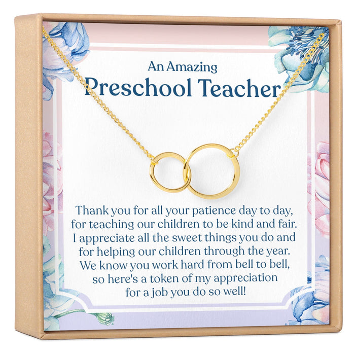 Preschool Teacher Necklace, Multiple Styles Jewelry by Dear Ava