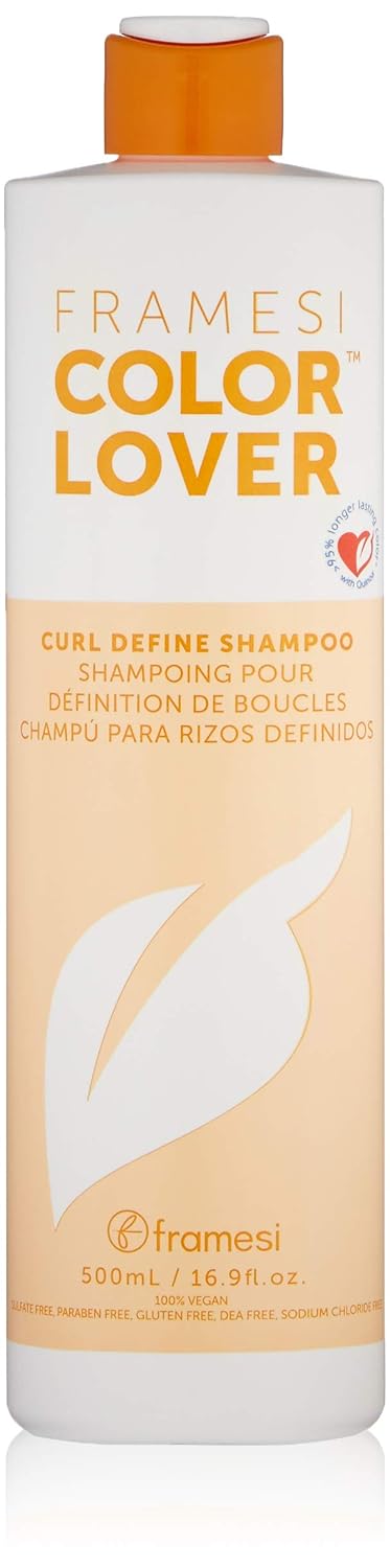 Framesi Color Lover Curl Define Shampoo, Shampoo for Curly Hair with Quinoa and Aloe Vera, Color Treated Hair by Price Is Right Miami