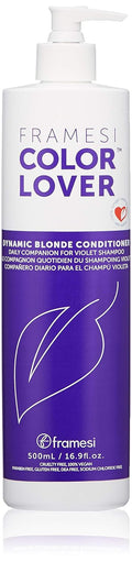 Framesi Color Lover Dynamic Blonde Conditioner, Purple Conditioner, Sulfate Free Conditioner, Color Treated Hair by Price Is Right Miami