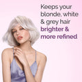 FRAMESI Color Lover Dynamic Blonde Purple Shampoo, Sulfate Free Shampoo, Color Treated Hair by Price Is Right Miami