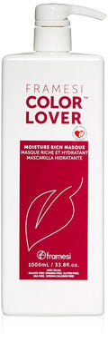Framesi Color Lover Moisture Rich Masque, Sulfate Free Hair Mask for Color Treated Hair by Price Is Right Miami