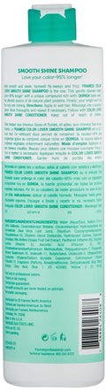 Framesi Color Lover Smooth Shine Shampoo, Sulfate Free Shampoo with Quinoa and Aloe Vera, Color Treated Hair by Price Is Right Miami