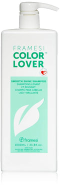 Framesi Color Lover Smooth Shine Shampoo, Sulfate Free Shampoo with Quinoa and Aloe Vera, Color Treated Hair by Price Is Right Miami