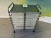 12-DRAWER ROLLING ORGANIZER CART