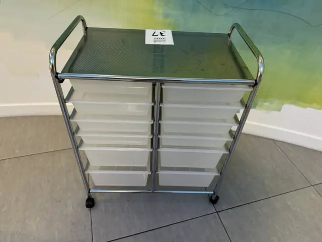 12-DRAWER ROLLING ORGANIZER CART by Price Is Right Miami