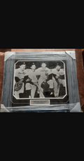 1961 NY Yankees Signed Infield Framed Photo, 3 Signatures (COA) by Price Is Right Miami