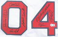 "2004 World Series Champions" Jersey Signed By (10) With Orlando Cabrera, Pokey Reese, Keith Foulke, Terry Francona (Beckett) Boston Red Sox by Price Is Right Miami