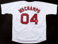 "2004 World Series Champions" Jersey Signed By (10) With Orlando Cabrera, Pokey Reese, Keith Foulke, Terry Francona (Beckett) Boston Red Sox by Price Is Right Miami
