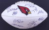 2018 Cardinals Team-Signed Logo Football, 14 Signatures (Beckett)