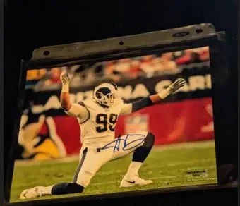 Aaron Donald autographed 8x10 photo with COA by Price Is Right Miami