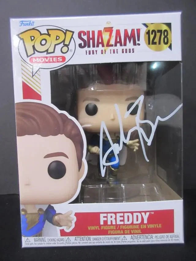 Adam Brody Signed Funko Pop Shazam! #1278 Heritage COA by Price Is Right Miami