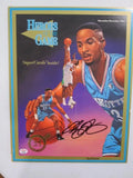 Alonzo Mourning Hornets Signed Magazine by Price Is Right Miami