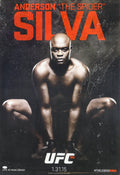 Anderson Silva Signed 27x39 UFC Fight Poster (JSA) by Price Is Right Miami