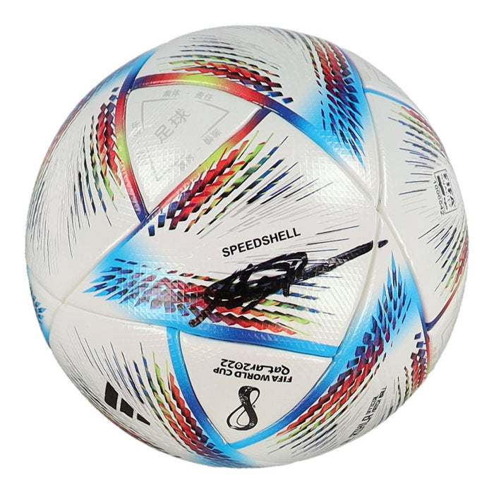 Ansu Fati Signed 2022 FIFA World Cup Logo Soccer Ball (JSA & PIA) by Price Is Right Miami