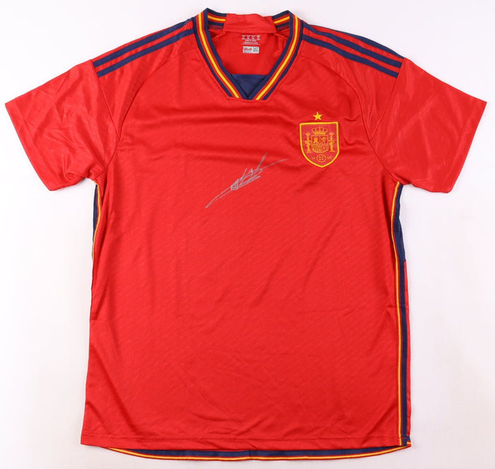 Ansu Fati Signed Barcelona Jersey (PIA) Spain National Football Team by Price Is Right Miami
