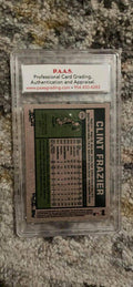 Autographed Clint Frazier Card by Price Is Right Miami