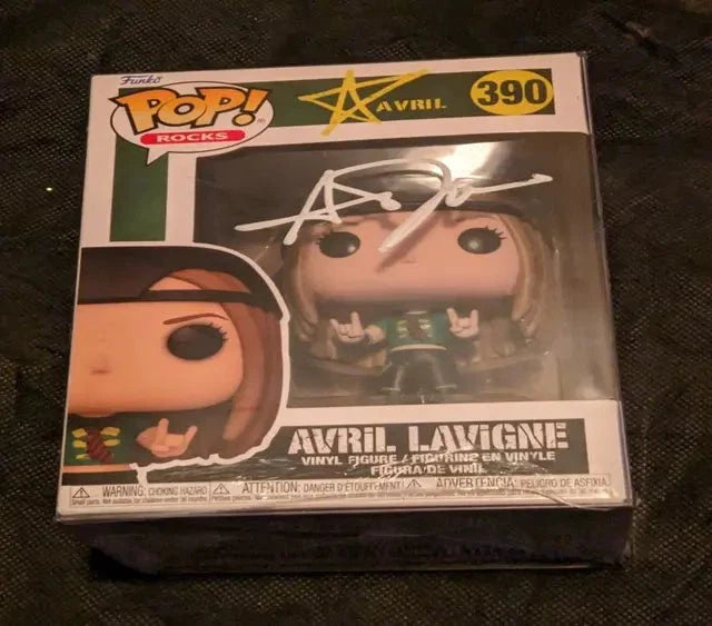 Avril Lavigne Autographed Funko Pop #390 (COA) by Price Is Right Miami