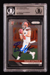 Baker Mayfield Signed 2018 Panini Prizm #201 RC (BGS)