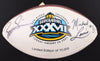 Boomer Esiason & Michael Lewis Signed SB XXXVII Football (Beckett)