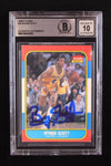 Byron Scott Signed 1986-87 Fleer #99 RC (BGS | Autograph Grade 10)