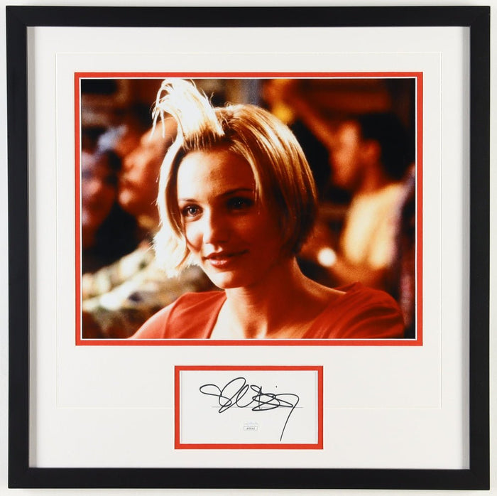 Cameron Diaz Signed "There's Something About Mary" Custom Framed Cut Display (JSA) by Price Is Right Miami