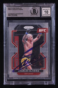 Charles Oliveira Signed 2022 Panini Prizm UFC #189 (BGS | Autograph Grade 10) by Price Is Right Miami