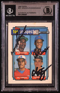 Chipper Jones Alexander Arias Signed 1992 Topps #551 (BGS) by Price Is Right Miami