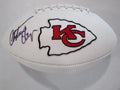 Christian Okoye Chiefs Signed Logo Football (JSA COA) by Price Is Right Miami