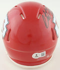 Christian Okoye Signed Chiefs Speed Mini Helmet (Beckett) by Price Is Right Miami