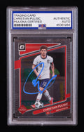 Christian Pulisic Signed 2021-22 Donruss Optic #160 (PSA) by Price Is Right Miami