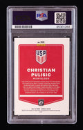Christian Pulisic Signed 2021-22 Donruss Optic #160 (PSA) by Price Is Right Miami