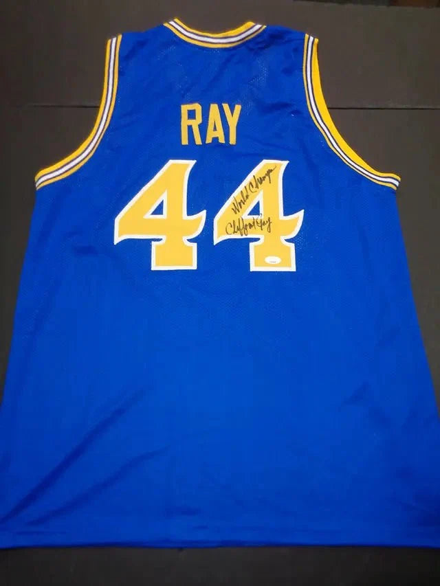 Clifford Ray Warriors Signed Inscribed Jersey (JSA COA) by Price Is Right Miami