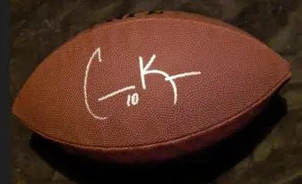Cooper Kupp Signed Football (COA) by Price Is Right Miami