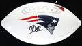 Corey Dillon Signed Patriots Logo Football (Beckett) by Price Is Right Miami