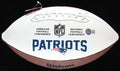 Corey Dillon Signed Patriots Logo Football (Beckett) by Price Is Right Miami