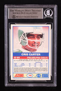 Cris Carter Signed 1989 Score #72 RC (BGS) by Price Is Right Miami