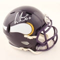 Cris Carter Signed Vikings Throwback Speed Mini Helmet (Schwartz) by Price Is Right Miami