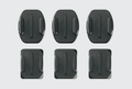 GoPro Adhesive Mounts, 3 Curved + 3 Flat Sticky Mounts by Price Is Right Miami