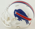 Damien Harris Signed Bills Speed Mini Helmet (Beckett) by Price Is Right Miami