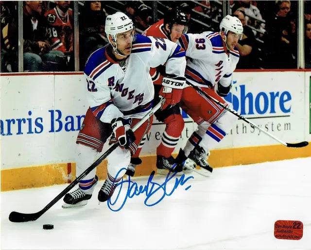 Dan Boyle Rangers Autographed 8x10 Photo (Holo) by Price Is Right Miami