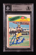 Dan Fouts Signed 1977 Topps #274 (BGS) by Price Is Right Miami