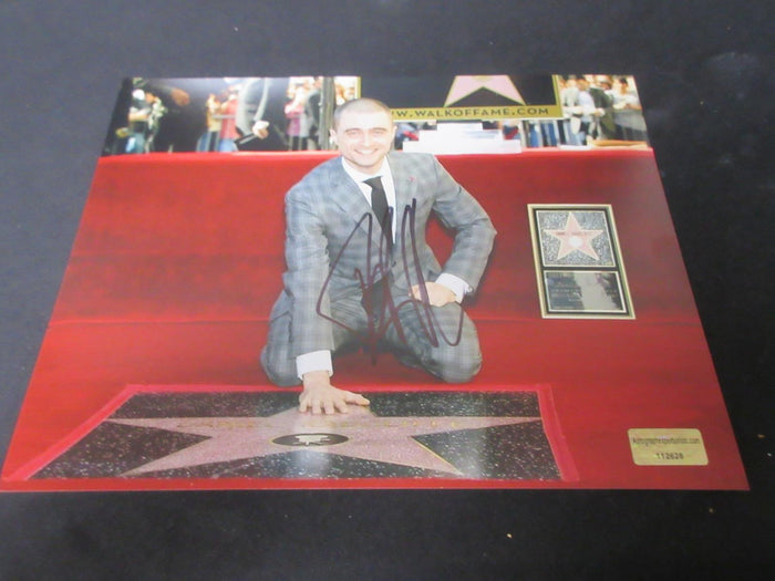 Daniel Radcliffe Signed 8x10 Photo EUA COA by Price Is Right Miami