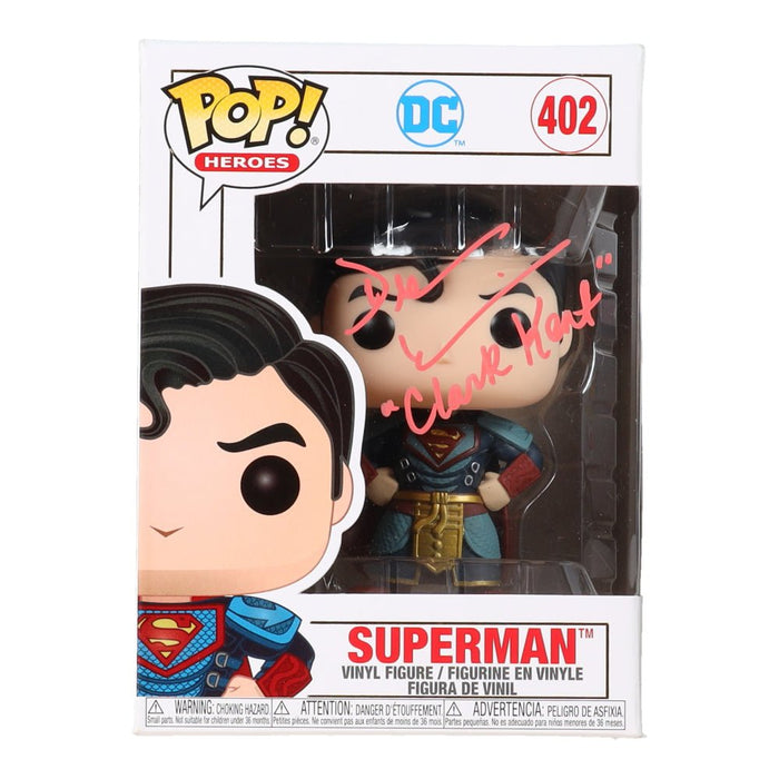 Dean Cain Signed Superman Funko Pop #402 Inscribed (JSA) by Price Is Right Miami