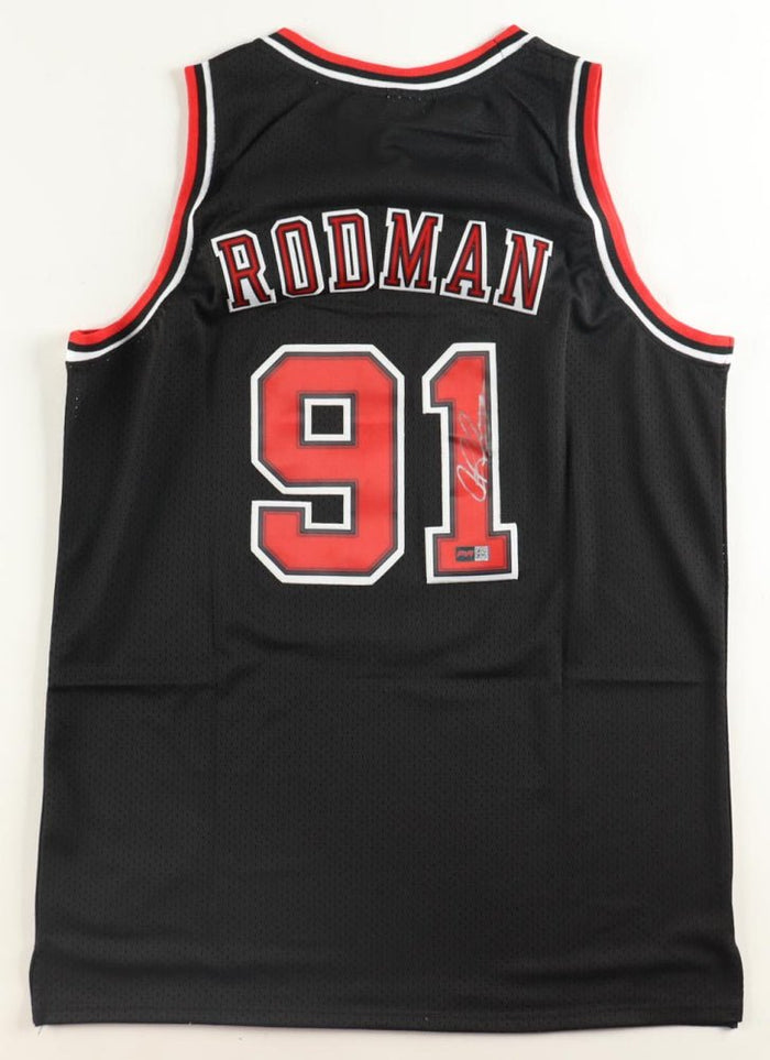 Dennis Rodman Signed Bulls Mitchell & Ness Jersey (PIA) Chicago Bulls by Price Is Right Miami