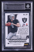 Derek Carr Signed 2014 Panini Prizm #257A RC (BGS) Rookie Card by Price Is Right Miami