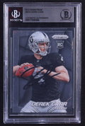 Derek Carr Signed 2014 Panini Prizm #257A RC (BGS) Rookie Card by Price Is Right Miami
