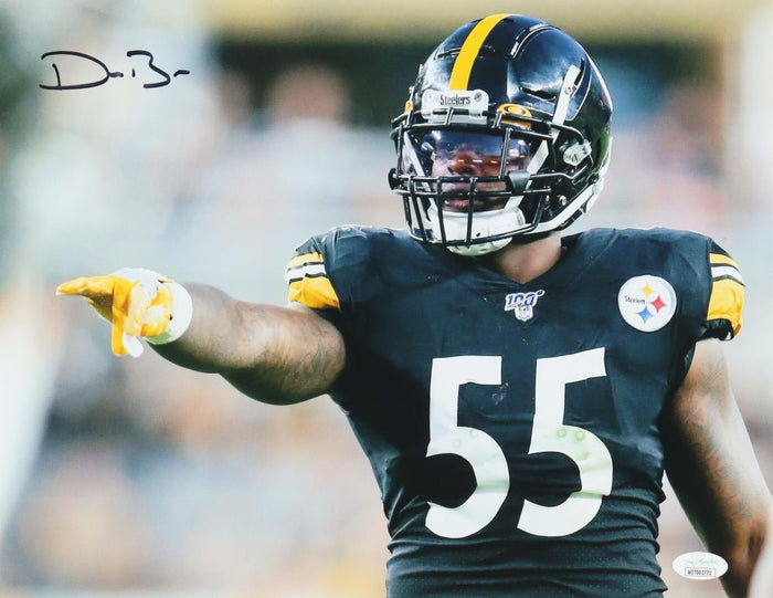Devin Bush Jr. Signed Steelers 11x14 Photo (JSA) by Price Is Right Miami