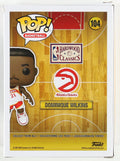 Dominique Wilkins Signed Hawks #104 Funko Pop! Vinyl Figure (JSA) by Price Is Right Miami