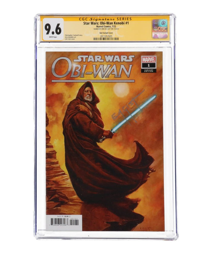 E.M. Gist Signed Obi-Wan Kenobi #1 Variant Comic (CGC 9.6) by Price Is Right Miami